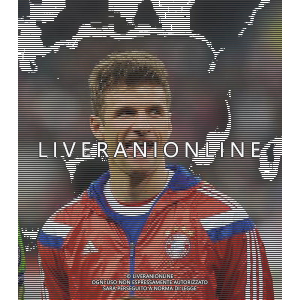 firo Fu§ball,Fussball, 11.03.2015 Uefa Champions League, CL, Saison 2014/2015 Achtelfinale RŸckspiel FC Bayern MŸnchen, Muenchen, FCB, - FC Schachtar Donezk, 7 : 0, halbe Figur, Portrait, Thomas MŸller, Mueller, Bayern, $worldrightsEs gelten unsere AGB, einsehbar auf www.firosportphoto.de copyright by firo sportphoto: Coesfelder Str.207 48249 DŸlmen www.firosportphoto.de mail@firosportphoto.de (V o l k s b a n k B o c h u m - W i t t e n ) BLZ.: 430 601 29 Kt. Nr.: 341 117 100 Tel:Ê 02594 - 9916004 Fax:Ê02594 - 9916005 AG ALDO LIVERANI SAS ONLY ITALY