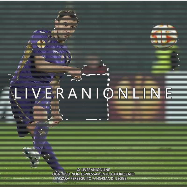 UEFA Europa League 2014/2015 Ottavi di Finale Andata Firenze - 12.03.2015 Fiorentina-Roma Nella Foto:Badelj Milan /Ph.Vitez-Ag. Aldo Liverani