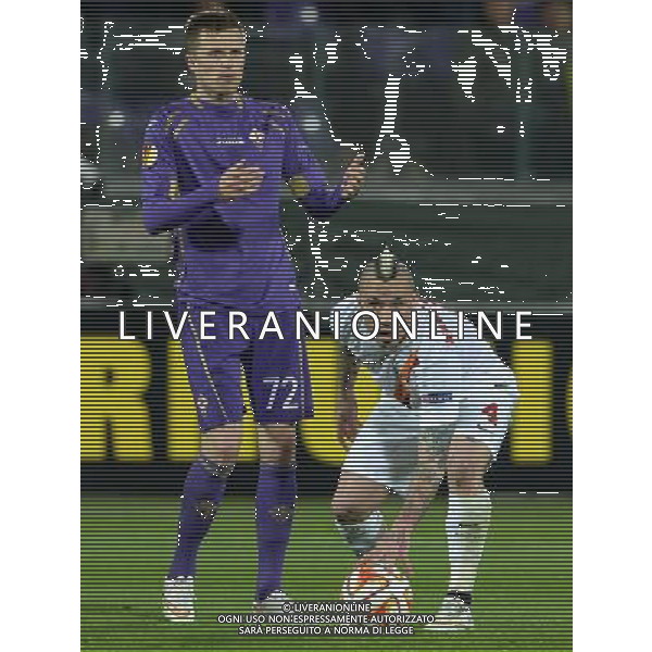 UEFA Europa League 2014/2015 Ottavi di Finale Andata Firenze - 12.03.2015 Fiorentina-Roma Nella Foto:Nainggolan Radja-Ilicic Josip /Ph.Vitez-Ag. Aldo Liverani