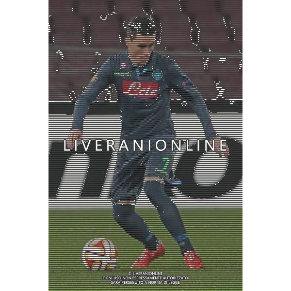 NAPOLI DINAMO MOSCA OTTAVI DI FINALE COPPA UEFA ANDATA 12-03-2015 NELLA FOTO: JOSE\' CALLEJON FOTO MOSCA- AG.LIVERANI