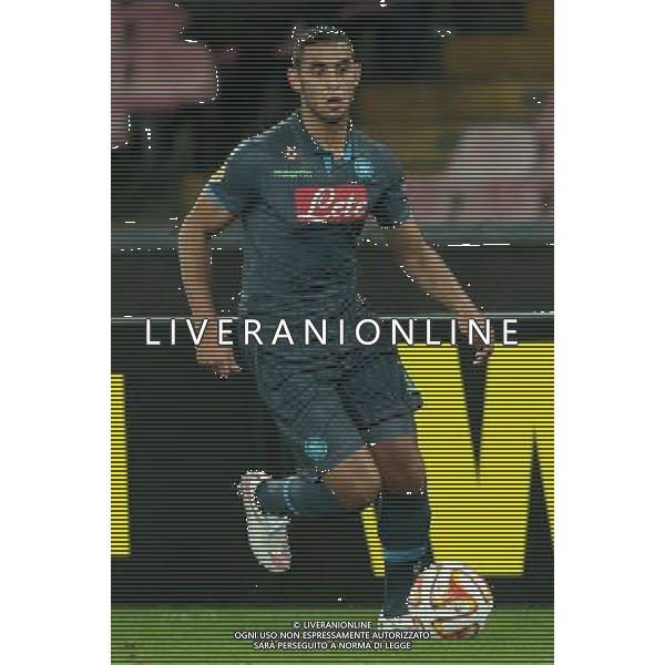 NAPOLI DINAMO MOSCA OTTAVI DI FINALE COPPA UEFA ANDATA 12-03-2015 NELLA FOTO: FAOUZI GHOULAM FOTO MOSCA- AG.LIVERANI