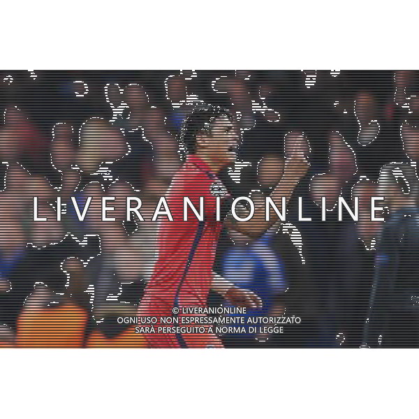 Joie PSG - Thiago SILVA - 11.03.2015 - Chelsea / Paris Saint Germain - 1/8Finale Champions League Photo : Johnny Fidelin / Icon Sport AG ALDO LIVERANI SAS ONLY ITALY