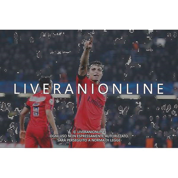 Joie PSG - Thiago SILVA - 11.03.2015 - Chelsea / Paris Saint Germain - 1/8Finale Champions League Photo : Johnny Fidelin / Icon Sport AG ALDO LIVERANI SAS ONLY ITALY