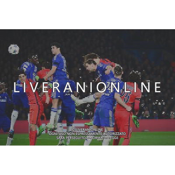 Goal David LUIZ - 11.03.2015 - Chelsea / Paris Saint Germain - 1/8Finale retour Champions League Photo : Dave Winter / Icon Sport AG ALDO LIVERANI SAS ONLY ITALY
