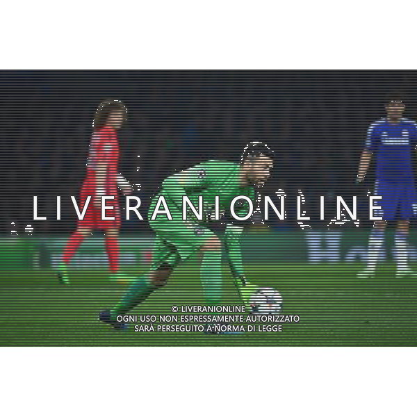 Salvatore SIRIGU - 11.03.2015 - Chelsea / Paris Saint Germain - 1/8Finale retour Champions League Photo : Dave Winter / Icon Sport AG ALDO LIVERANI SAS ONLY ITALY