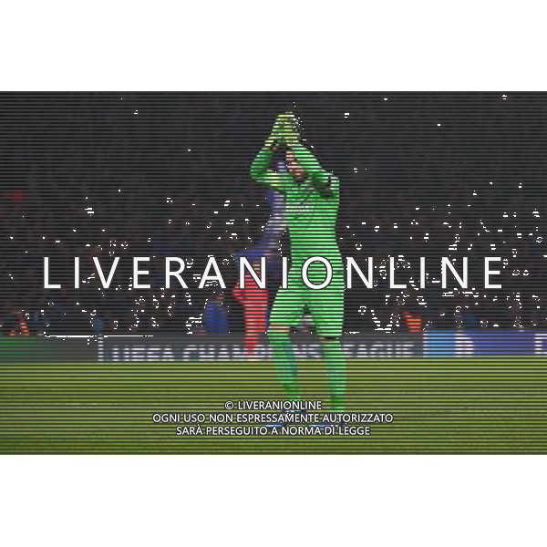 Salvatore SIRIGU - 11.03.2015 - Chelsea / Paris Saint Germain - 1/8Finale retour Champions League Photo : Dave Winter / Icon Sport AG ALDO LIVERANI SAS ONLY ITALY