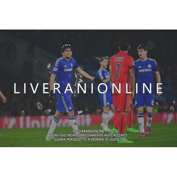 Diego COSTA / Thiago SILVA - 11.03.2015 - Chelsea / Paris Saint Germain - 1/8Finale retour Champions League Photo : Dave Winter / Icon Sport AG ALDO LIVERANI SAS ONLY ITALY