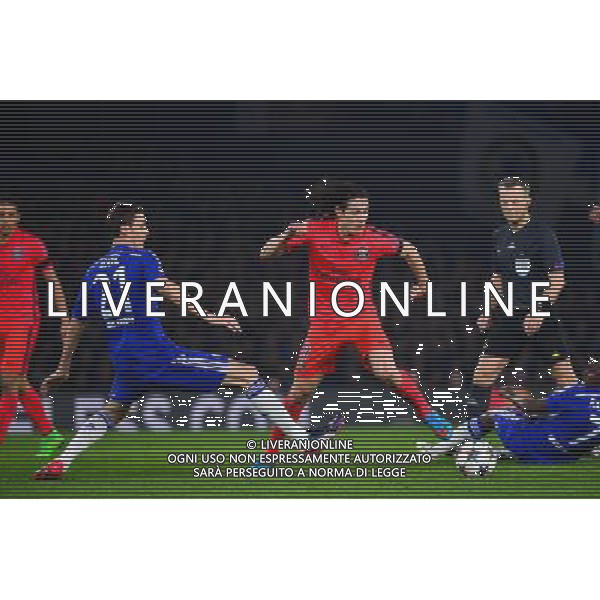 Edinson CAVANI / Nemanja MATIC / RAMIRES - 11.03.2015 - Chelsea / Paris Saint Germain - 1/8Finale retour Champions League Photo : Dave Winter / Icon Sport AG ALDO LIVERANI SAS ONLY ITALY