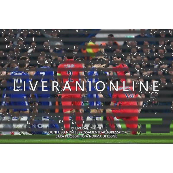 Expulsion Zlatan IBRAHIMOVIC - 11.03.2015 - Chelsea / Paris Saint Germain - 1/8Finale retour Champions League Photo : Dave Winter / Icon Sport AG ALDO LIVERANI SAS ONLY ITALY