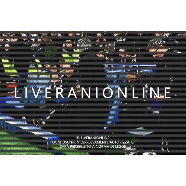 Jean Louis GASSET / Jose MOURINHO / Laurent BLANC - 11.03.2015 - Chelsea / Paris Saint Germain - 1/8Finale retour Champions League Photo : Dave Winter / Icon Sport AG ALDO LIVERANI SAS ONLY ITALY