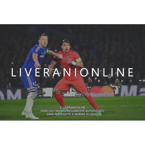 John TERRY / Thiago SILVA - 11.03.2015 - Chelsea / Paris Saint Germain - 1/8Finale retour Champions League Photo : Dave Winter / Icon Sport AG ALDO LIVERANI SAS ONLY ITALY
