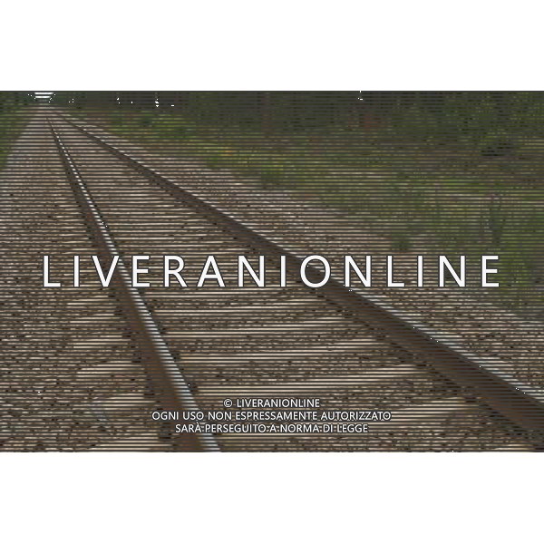 nella foto treni-BINARI FERROVIARI IFC-agenzia aldo liverani