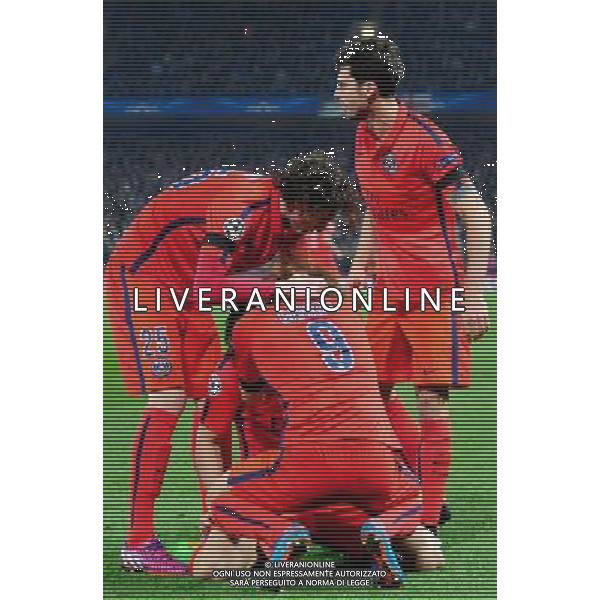 Joie David LUIZ - 11.03.2015 - Chelsea / Paris Saint Germain - 1/8Finale retour Champions League Photo : Dave Winter / Icon Sport AG ALDO LIVERANI SAS ONLY ITALY