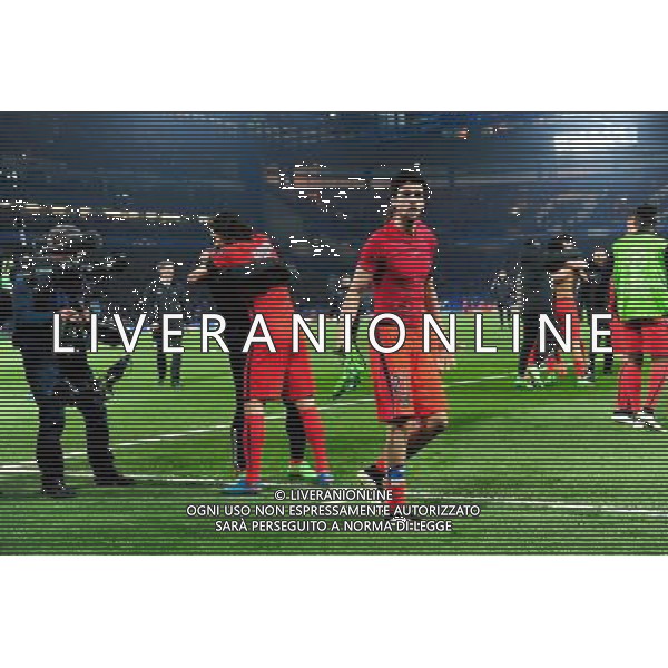 Joie Javier PASTORE - 11.03.2015 - Chelsea / Paris Saint Germain - 1/8Finale retour Champions League Photo : Dave Winter / Icon Sport AG ALDO LIVERANI SAS ONLY ITALY