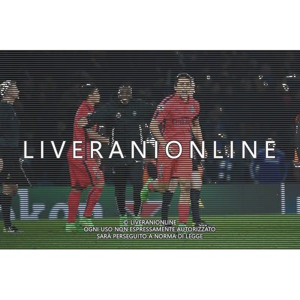 Joie MARQUINHOS - 11.03.2015 - Chelsea / Paris Saint Germain - 1/8Finale retour Champions League Photo : Dave Winter / Icon Sport AG ALDO LIVERANI SAS ONLY ITALY