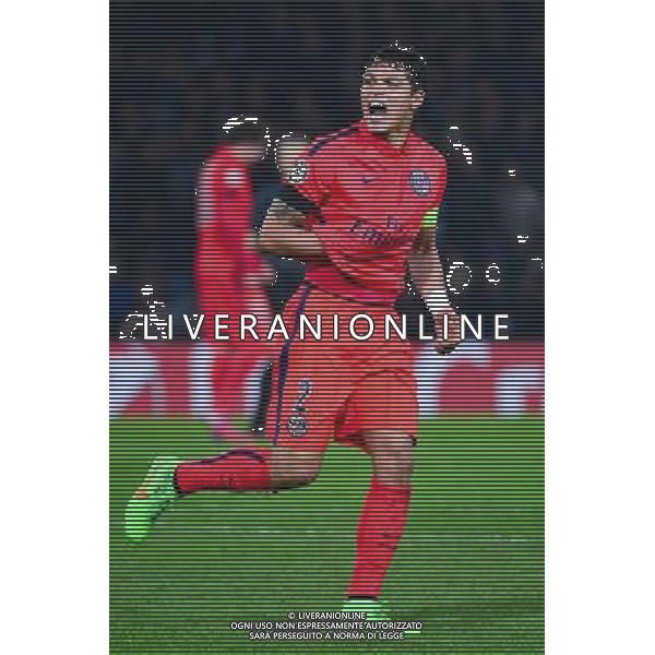 Joie Thiago SILVA - 11.03.2015 - Chelsea / Paris Saint Germain - 1/8Finale retour Champions League Photo : Dave Winter / Icon Sport AG ALDO LIVERANI SAS ONLY ITALY