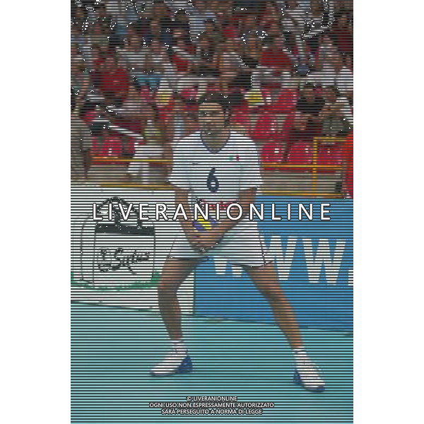 Verona 29/06/2003 World League 2003 Italia - Germania Volley nella foto PAPI SAMUELE foto Paola Garbuio/Agenzia Aldo Liverani