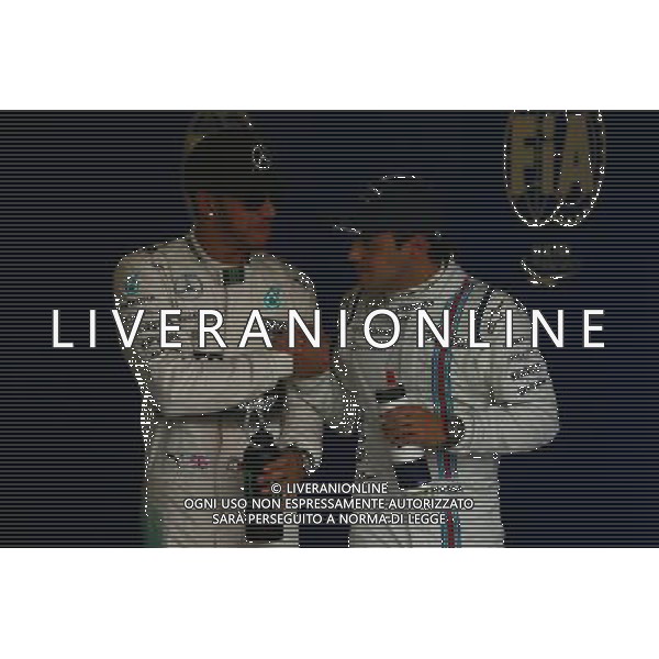 Pole for Lewis Hamilton (GBR) Mercedes AMG F1, 2nd for Nico Rosberg (GER) Mercedes AMG F1 and 3rd for Felipe Massa (BRA) Williams. 14.03.2015. Formula 1 World Championship, Rd 1, Australian Grand Prix, Albert Park, Melbourne, Australia, Qualifying Day. AG ALDO LIVERANI SAS ONLY ITALY