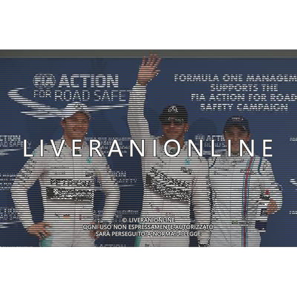 Pole for Lewis Hamilton (GBR) Mercedes AMG F1, 2nd for Nico Rosberg (GER) Mercedes AMG F1 and 3rd for Felipe Massa (BRA) Williams. 14.03.2015. Formula 1 World Championship, Rd 1, Australian Grand Prix, Albert Park, Melbourne, Australia, Qualifying Day. AG ALDO LIVERANI SAS ONLY ITALY
