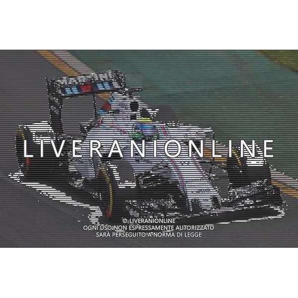 Felipe Massa (BRA) Williams FW37. 14.03.2015. Formula 1 World Championship, Rd 1, Australian Grand Prix, Albert Park, Melbourne, Australia, Qualifying Day. AG ALDO LIVERANI SAS ONLY ITALY