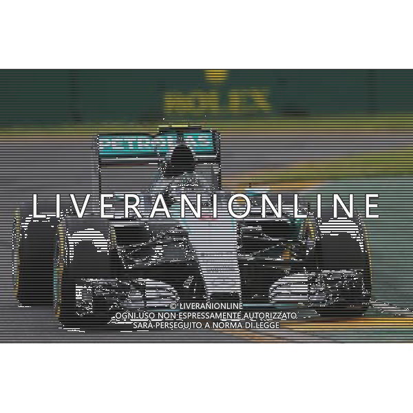 Nico Rosberg (GER) Mercedes AMG F1 W06. 14.03.2015. Formula 1 World Championship, Rd 1, Australian Grand Prix, Albert Park, Melbourne, Australia, Qualifying Day. AG ALDO LIVERANI SAS ONLY ITALY