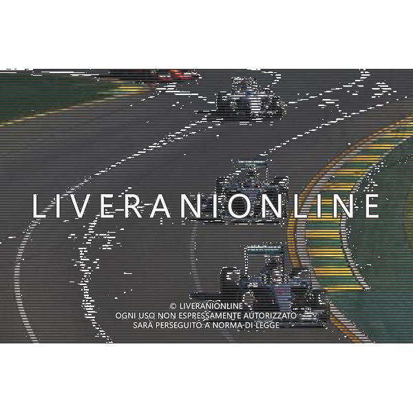 Lewis Hamilton (GBR) Mercedes AMG F1 W06. 15.03.2015. Formula 1 World Championship, Rd 1, Australian Grand Prix, Albert Park, Melbourne, Australia, Race Day. AG ALDO LIVERANI SAS ONLY ITALY