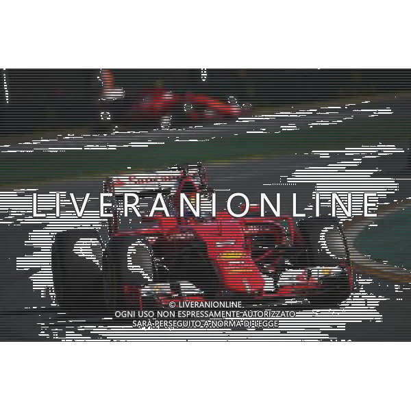 Sebastian Vettel (GER) Ferrari SF15-T. 15.03.2015. Formula 1 World Championship, Rd 1, Australian Grand Prix, Albert Park, Melbourne, Australia, Race Day. AG ALDO LIVERANI SAS ONLY ITALY