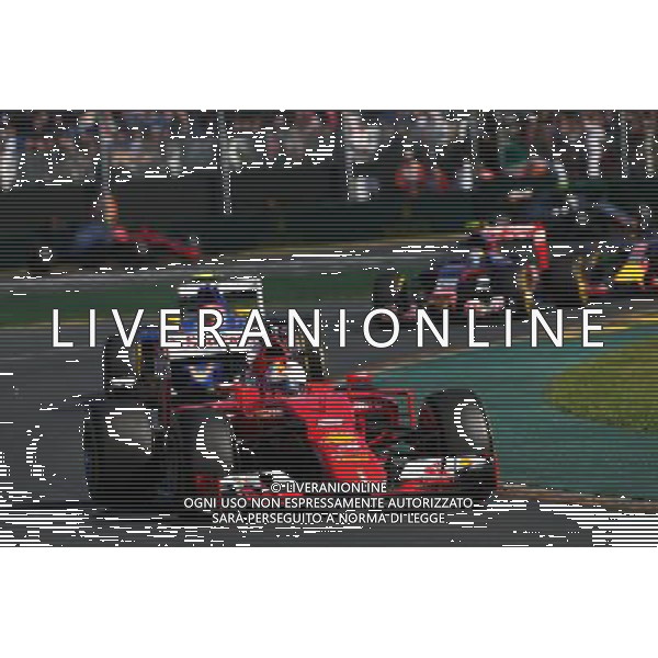 Sebastian Vettel (GER) Ferrari SF15-T. 15.03.2015. Formula 1 World Championship, Rd 1, Australian Grand Prix, Albert Park, Melbourne, Australia, Race Day. AG ALDO LIVERANI SAS ONLY ITALY