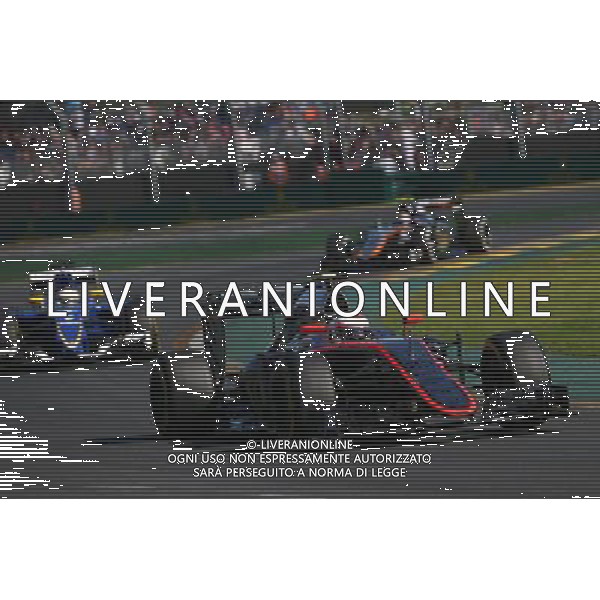 Jenson Button (GBR) McLaren MP4-30. 15.03.2015. Formula 1 World Championship, Rd 1, Australian Grand Prix, Albert Park, Melbourne, Australia, Race Day. AG ALDO LIVERANI SAS ONLY ITALY