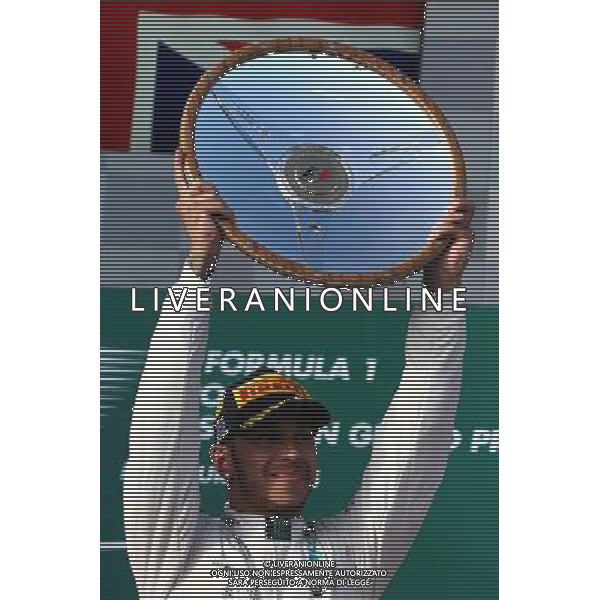 1st place Lewis Hamilton (GBR) Mercedes AMG F1. 15.03.2015. Formula 1 World Championship, Rd 1, Australian Grand Prix, Albert Park, Melbourne, Australia, Race Day. AG ALDO LIVERANI SAS ONLY ITALY