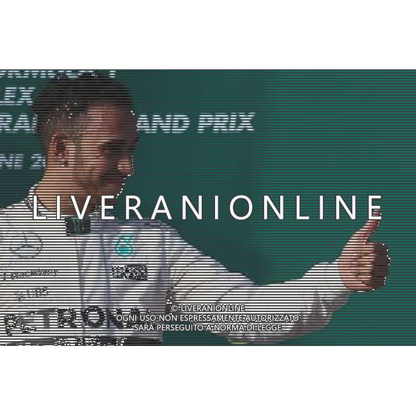 1st place Lewis Hamilton (GBR) Mercedes AMG F1. 15.03.2015. Formula 1 World Championship, Rd 1, Australian Grand Prix, Albert Park, Melbourne, Australia, Race Day. AG ALDO LIVERANI SAS ONLY ITALY