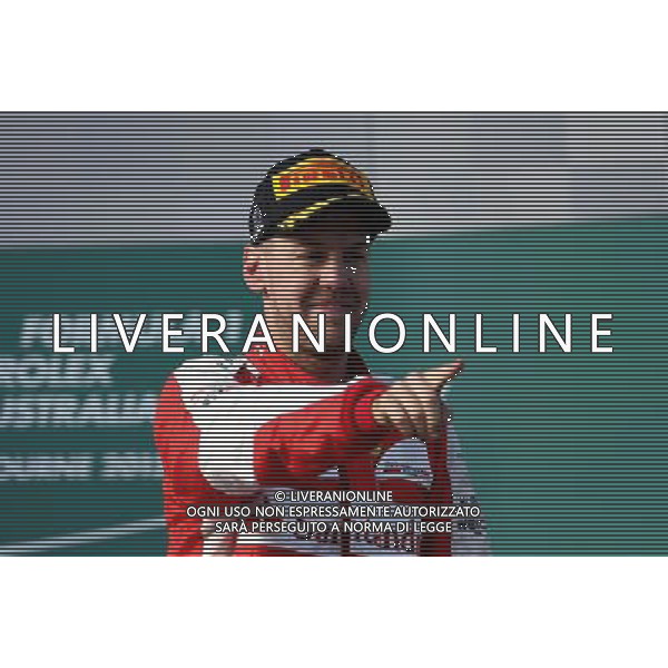 Sebastian Vettel (GER), Scuderia Ferrari 15.03.2015. Formula 1 World Championship, Rd 1, Australian Grand Prix, Albert Park, Melbourne, Australia, Race Day. AG ALDO LIVERANI SAS ONLY ITALY