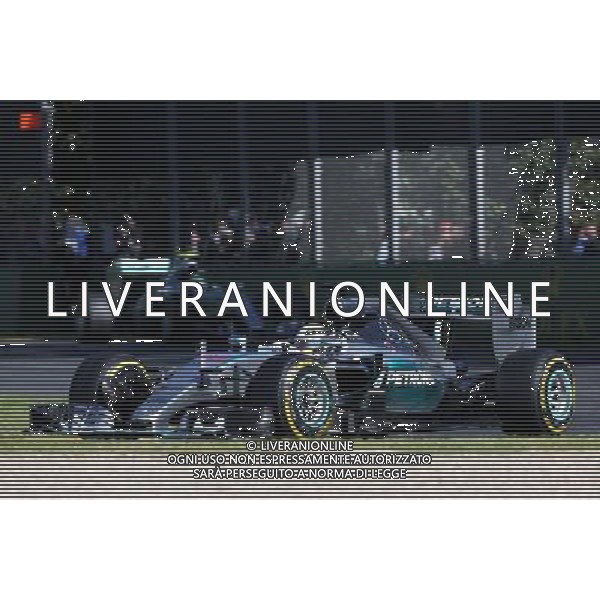 Lewis Hamilton (GBR), Mercedes AMG F1 Team and Nico Rosberg (GER), Mercedes AMG F1 Team 15.03.2015. Formula 1 World Championship, Rd 1, Australian Grand Prix, Albert Park, Melbourne, Australia, Race Day. AG ALDO LIVERANI SAS ONLY ITALY
