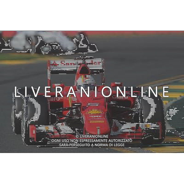 Sebastian Vettel (GER) Ferrari SF15-T. 15.03.2015. Formula 1 World Championship, Rd 1, Australian Grand Prix, Albert Park, Melbourne, Australia, Race Day. AG ALDO LIVERANI SAS ONLY ITALY