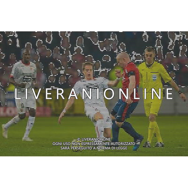 Anders Konradsen / Florent Balmont - 15.03.2015 - Lille / Rennes - 29e journee Ligue 1 Photo : Andre Ferreira / Icon Sport AG ALDO LIVERANI SAS ONLY ITALY