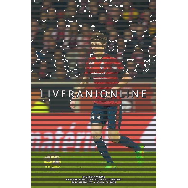 Benjamin Pavard - 15.03.2015 - Lille / Rennes - 29e journee Ligue 1 Photo : Andre Ferreira / Icon Sport AG ALDO LIVERANI SAS ONLY ITALY