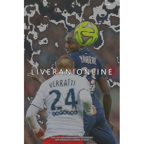 Cedric Yambere / Marco Verratti - 15.03.2015 - Bordeaux / Paris Saint Germain - 29e journee Ligue 1 Photo : Manuel Blondeau / Icon Sport AG ALDO LIVERANI SAS ONLY ITALY