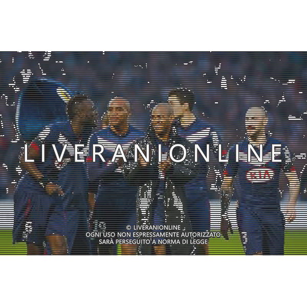 Joie Diego Rolan - 15.03.2015 - Bordeaux / Paris Saint Germain - 29e journee Ligue 1 Photo : Manuel Blondeau / Icon Sport AG ALDO LIVERANI SAS ONLY ITALY