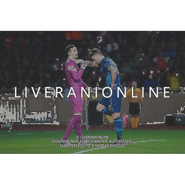 Olivier Giroud / Danijel Subasic - 17.03.2015 - Monaco / Arsenal - 1/8Finale Retour Champions League Photo : Jean Christophe Magnenet / Icon Sport AG ALDO LIVERANI SAS ONLY ITALY