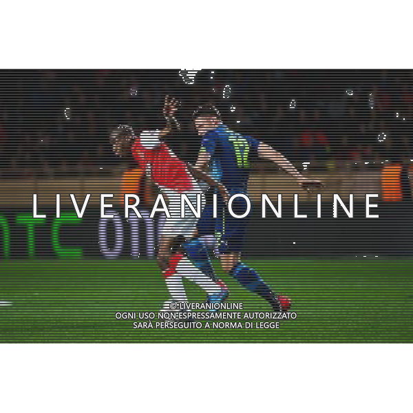 Geoffrey KONDOGBIA / Olivier GIROUD - 17.03.2015 - Monaco / Arsenal - 1/8Finale Retour Champions League Photo : Winter Press / Icon Sport AG ALDO LIVERANI SAS ONLY ITALY