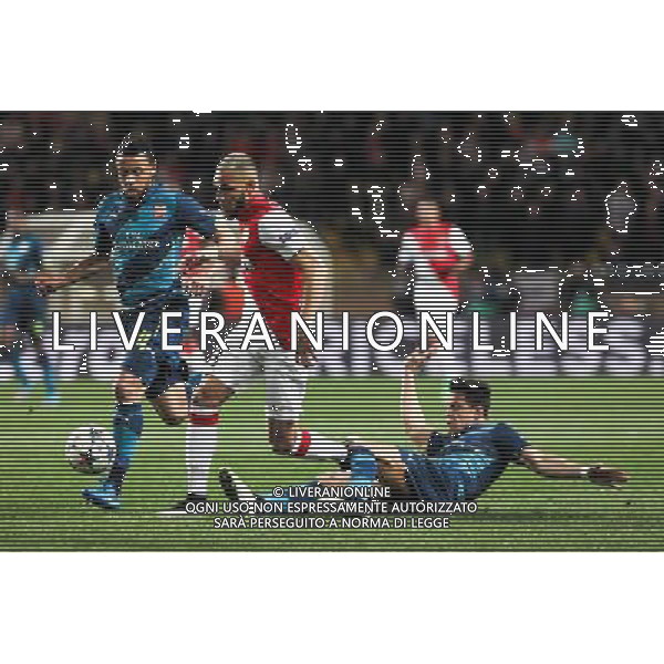 Layvin KURZAWA / Alexis SANCHEZ - 17.03.2015 - Monaco / Arsenal - 1/8Finale Retour Champions League Photo : Jean Christophe Magnenet / Icon Sport AG ALDO LIVERANI SAS ONLY ITALY