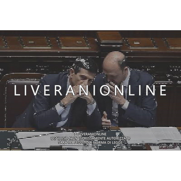 Roma - 18/03/2015 - Montecitorio - Svolgimento di interrogazioni a risposta immediata - nella foto: Maurizio Lupi e Angelino Alfano / Ph. Fabrizio Corradetti - Ag. Aldo Liverani Sas