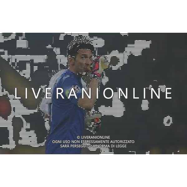 firo Fu§ball,Fussball, 18.03.2015 Uefa Champions League Achtelfinale , Saison 2014/2015 BVB Borussia Dortmund - Juventus Turn Gianluigi Buffon $worldrightsEs gelten unsere AGB, einsehbar auf www.firosportphoto.de copyright by firo sportphoto: /Agenzia Aldo Liverani sas - ITALY ONLY - EDITORIAL USE ONLY