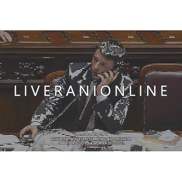 Roma - 18/03/2015 - Montecitorio - Comunicazioni del Presidente del Consiglio dei ministri in vista del Consiglio europeo - nella foto: Matteo Renzi / Ph. Fabrizio Corradetti - Ag. Aldo Liverani Sas