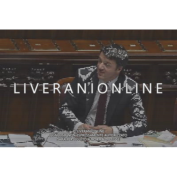 Roma - 18/03/2015 - Montecitorio - Comunicazioni del Presidente del Consiglio dei ministri in vista del Consiglio europeo - nella foto: Matteo Renzi / Ph. Fabrizio Corradetti - Ag. Aldo Liverani Sas