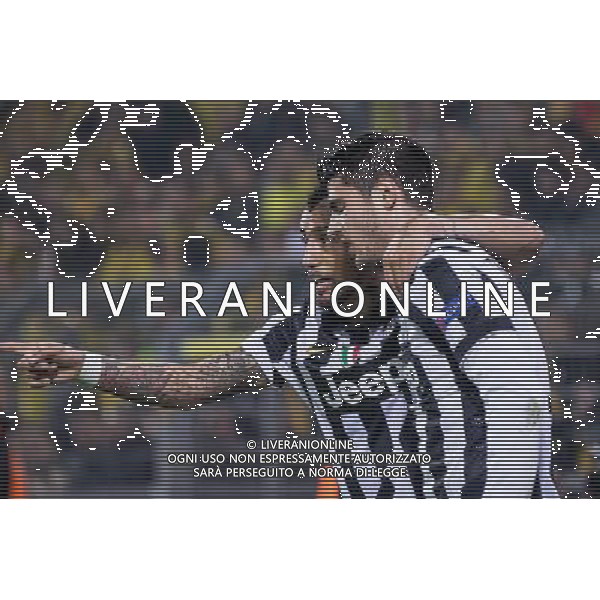 18.03.2015, Dortmund, Signal Iduna Park, Pilka nozna, football, 1/8 Champions League, Liga Mistrzow, BVB - Juve, BVB Borussia Dortmund - Juventus Turyn, Arturo Vidal (Juventus Turyn), Alvaro Morata (Juventus Turyn), bramka, radosc, goal, gol , fot. Lukasz Skwiot / Foto Olimpik / Newspix.pl esultanza Newspix.pl /Agenzia Aldo Liverani sas - ITALY ONLY - EDITORIAL USE ONLY *** Local Caption *** www.newspix.pl mail us: info@newspix.pl call us: 0048 022 23 22 222 --- Polish Picture Agency by Ringier Axel Springer Poland