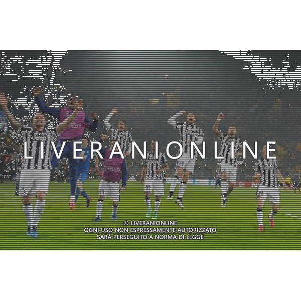 2015.03.18 DORTMUND UEFA CHAMPIONS LEAGUE ROUND OF 8 GAME SEASON 2014/2015 BORUSSIA DORTMUND - JUVENTUS TURYN RADOSC PO WYGRANEJ JUVENTUS - esultanza fine gara 2015.03.18 DORTMUND PILKA NOZNA UEFA LIGA MISTRZOW 1/8 PUCHARU SEZON 2014/2015 BORUSSIA DORTMUND - JUVENTUS TURYN N/Z RADOSC PO WYGRANEJ JUVENTUS FOTO PAWEL ANDRACHIEWICZ / PRESSFOCUS / NEWSPIX.PL --- Newspix.pl /Agenzia Aldo Liverani sas - ITALY ONLY - EDITORIAL USE ONLY *** Local Caption *** www.newspix.pl mail us: info@newspix.pl call us: 0048 022 23 22 222 --- Polish Picture Agency by Ringier Axel Springer Poland