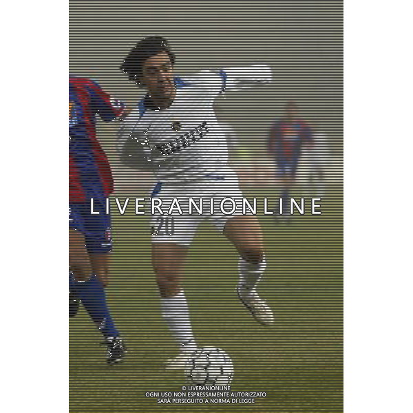 BOLOGNA - INTER COPPA ITALIA TIM CUP 12/01/2005 NELLA FOTO ALVARO RECOBA FOTO ROSA-AGENZIA ALDO LIVERANI