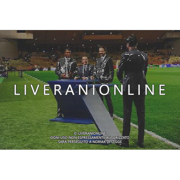 Marcel DESAILLY / Ludovic GIULY / Robert PIRES - 17.03.2015 - Monaco / Arsenal - 1/8Finale Retour Champions League Photo : Dave Winter / Icon Sport AG ALDO LIVERANI SAS ONLY ITALY