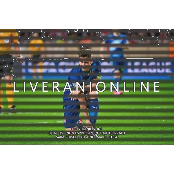 Deception Olivier GIROUD - 17.03.2015 - Monaco / Arsenal - 1/8Finale Retour Champions League Photo : Dave Winter / Icon Sport AG ALDO LIVERANI SAS ONLY ITALY